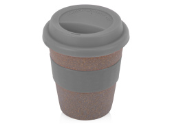 Стакан из бамбукового волокна «Café», Цвет серо-коричневый/серый