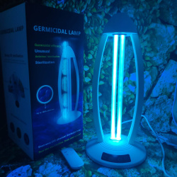 Лампа ультрафиолетовая дезинфицирующая бактерицидная настольная Germicidal Lamp 38 Ватт (панель упра