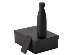 Подарочный набор «COLOR IT» с термобутылкой и повербанком, Размер 5000 mAh, Цвет черный