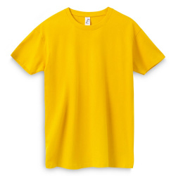 Футболка Imperial 190, желтая, XS–5XL