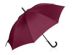 Зонт-трость Reviver с куполом из переработанного пластика, Цвет бордовый