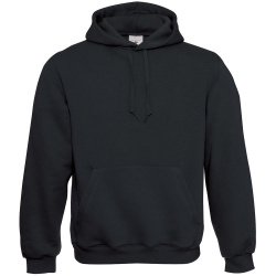 Толстовка Hooded, черная, XXS–3XL