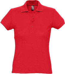 Рубашка поло женская Passion 170, красная, S–XXL