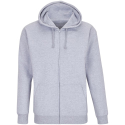 Толстовка унисекс Carter, серый меланж, XS–3XL