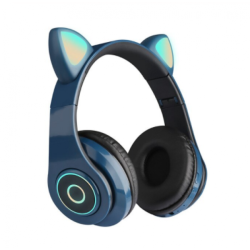 Беспроводные 5.0 bluetooth наушники со светящимися Кошачьими ушками HL89 CAT EAR