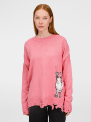 Джемпер Sharpick, розовый (фламинго), S/M, L/XL