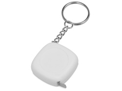 Брелок-рулетка «Block», 1м, Цвет белый