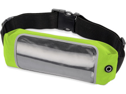 Сумка на пояс «Спринт», Цвет зеленое яблоко/черный/прозрачный