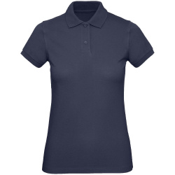Рубашка поло женская Inspire, темно-синяя, XS–XXL