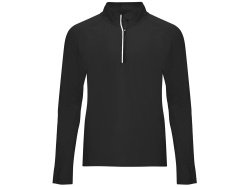 Толстовка с воротом на молнии «Melbourne» мужская, Размер S, Цвет черный