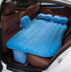 Надувной матрас в машину на заднее сиденье "Car Travel Bed" 136х80х10 см/Матрас для автомобиля/Насос в комплекте