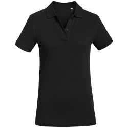 Рубашка поло женская Inspire, черная, S–XL