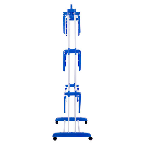 Сушилка напольная для белья раскладная МНОГОФУНКЦИОНАЛЬНАЯ, 3 уровня, на колесах, LAIMA HOME, 607807