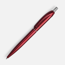 Ручка шариковая Bright Spark, красный металлик, 14,5х1 см