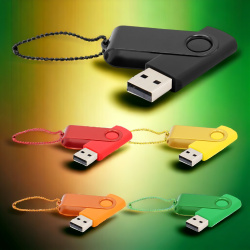 Флешка Designer To Go USB 2.0 64Gb, скорость записи 6MB/s, скорость чтения 14MB/s, цвет в ассортименте