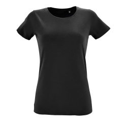 Футболка женская Regent Fit Women, черная, S–XXL