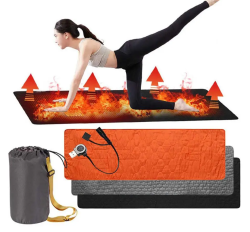 Туристический коврик с электроподогревом и регулировкой температуры Heated Sleeping Bag Liher Ultra plush foot warmer 185 х 60 см. / USB электроодеяло / Цвет МИКС