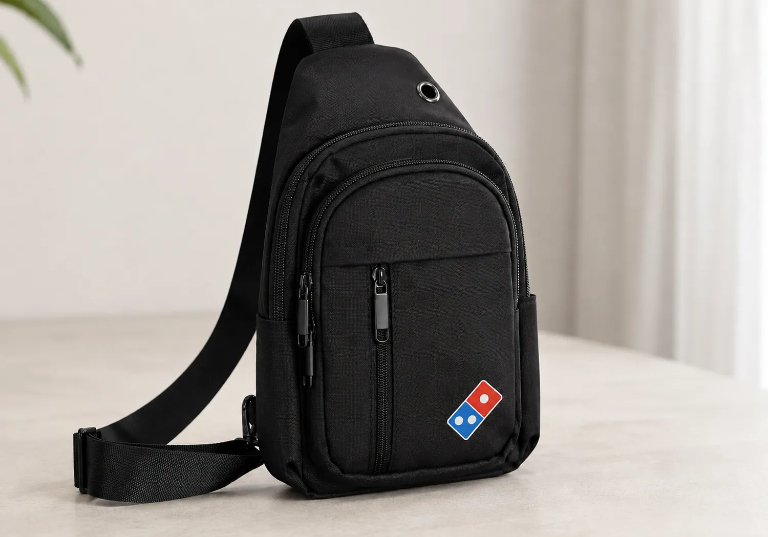 Сумки-слинги с логотипом для Domino’s Pizza