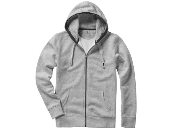 Толстовка «Arora» мужская с капюшоном, Размер M, Цвет серый меланж