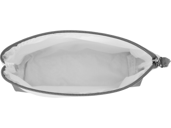 Косметичка хлопковая «Cotton», Цвет белый/серый