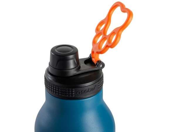 Вакуумный термос «Buddy» 3-в-1 со съемными мисками для питомцев, 1000 мл, Цвет синий