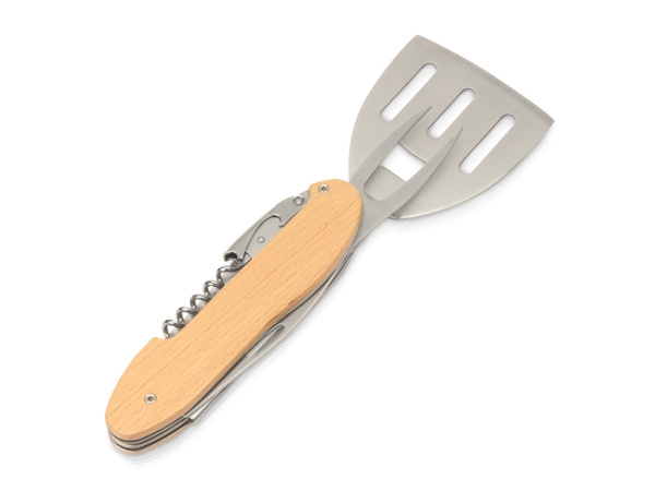 Мультиинструмент для барбекю «Blade» в чехле, Цвет натуральный