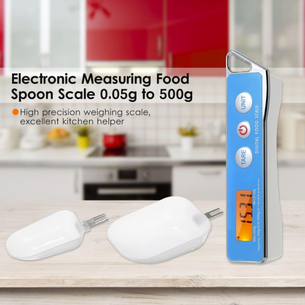 Кухонная электронная мерная ложка-весы с LCD экраном Digital spoon scale FD-01, 500 gr