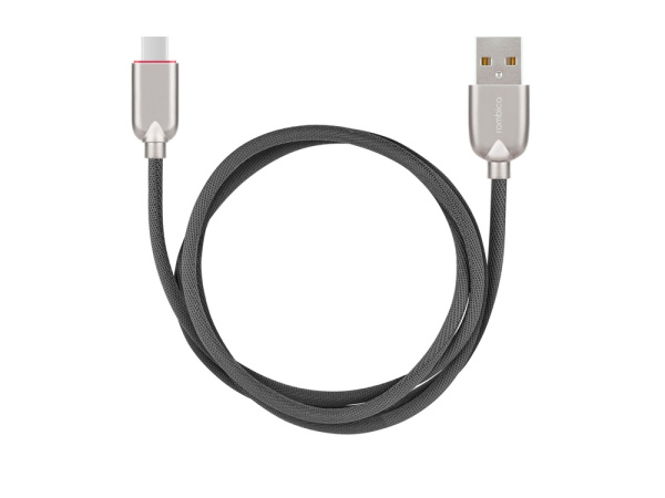 Кабель USB-A - USB-C «DIGITAL CB-05», QC/PD, 1 м, Цвет серый