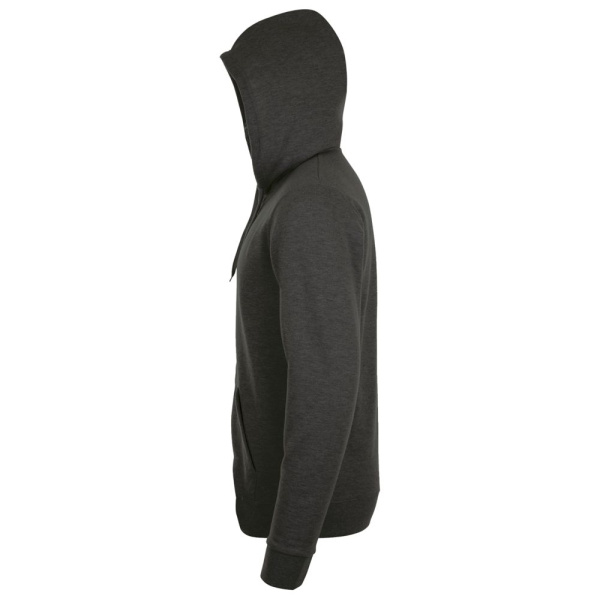 Толстовка унисекс Stone, черный меланж, XS–3XL