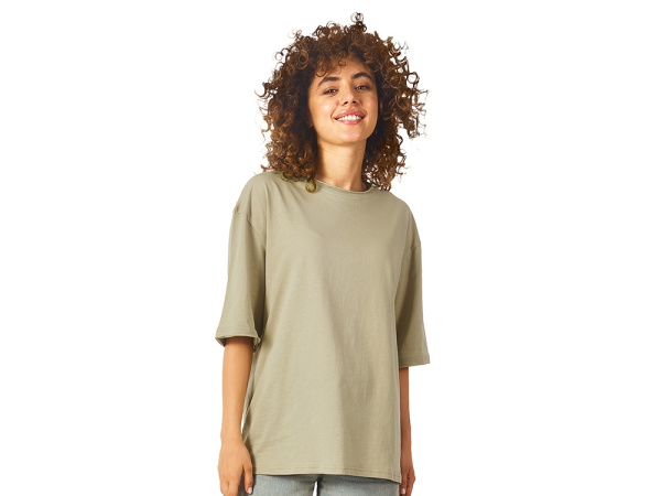 Футболка оверсайз «Liyon» унисекс, Размер XL-2XL, Цвет зеленый оливковый