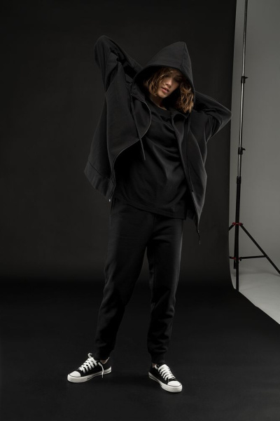Джоггеры J2, черные, XS–XXL