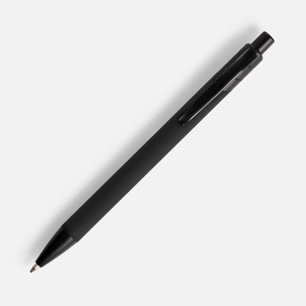 Ручка шариковая Undertone Black Soft Touch, черная, 14,5х1 см