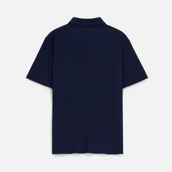 Рубашка поло унисекс Senti, темно-синяя, XS–4XL