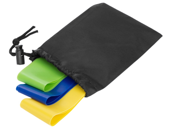 Набор фитнес-резинок «Strong», Цвет зеленый, синий, желтый