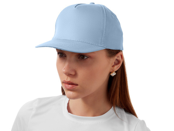 Бейсболка «Poly», Размер 56, Цвет небесно-голубой
