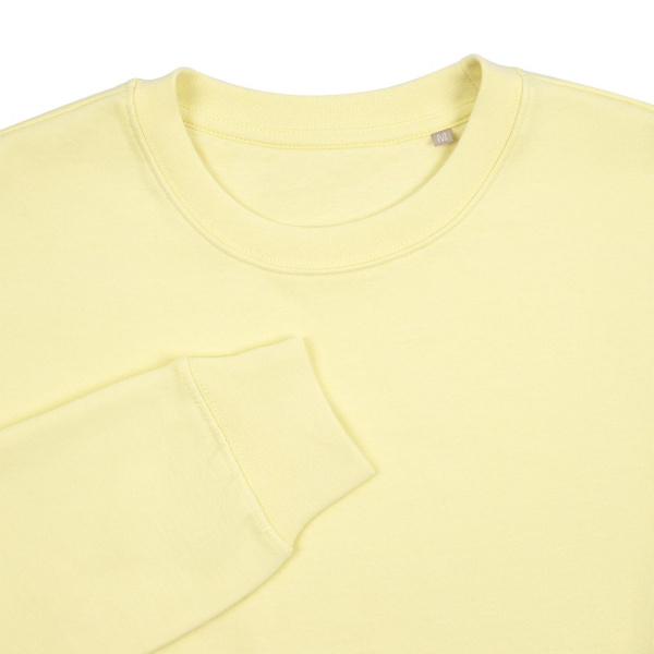 Свитшот унисекс Columbia, светло-желтый, XS–3XL