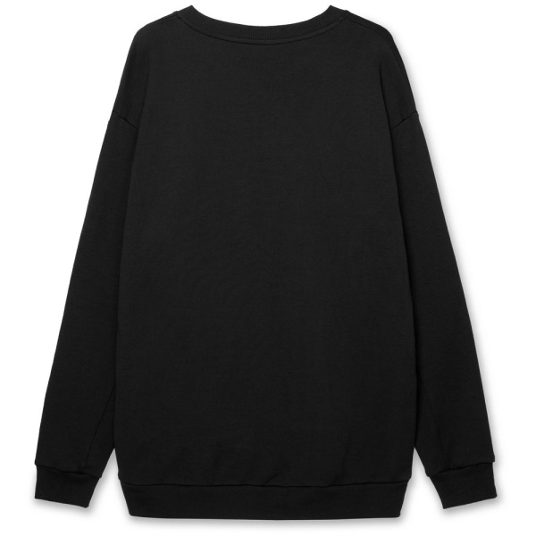 Свитшот оверсайз унисекс Omnifit, черный, XS–XXL