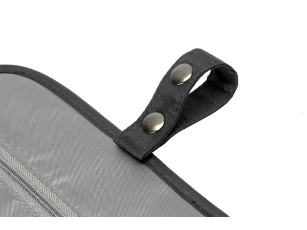 Несессер для путешествий со съемной косметичкой «Flat», Цвет черный