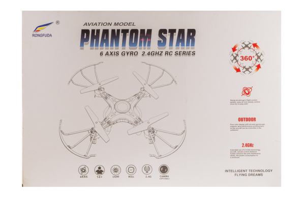 Радиоуправляемый квадрокоптер Rongfuda Phantom Star