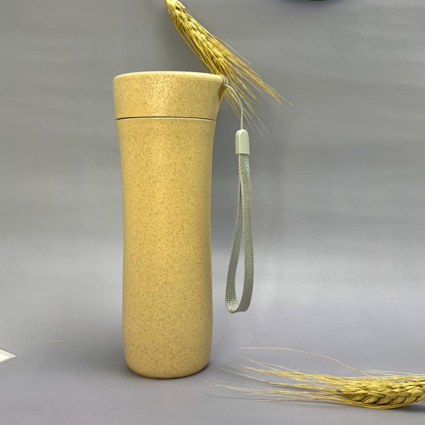 Бутылка для воды BIO AQUA из пшеничного волокна, 300 мл