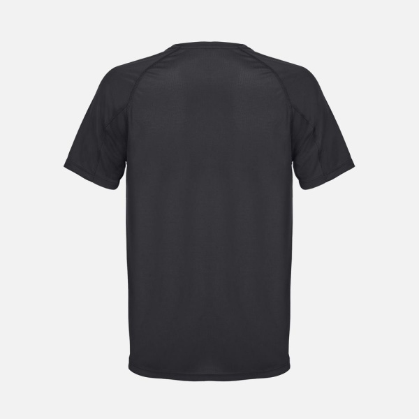 Футболка спортивная унисекс Vortex, черная, XS–XXL