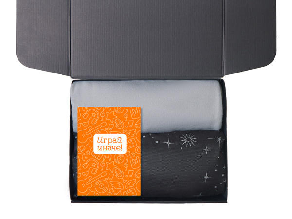 Подарочный набор «Re:y. Cocoon с пледом, свечой и диффузором, Цвет серый