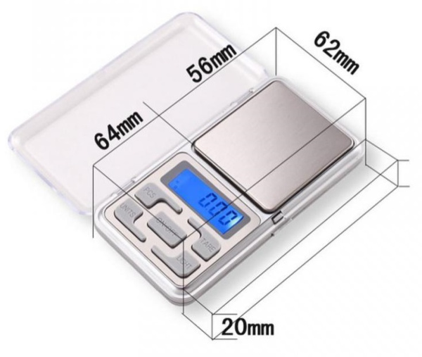 Ювелирные весы с шагом 0.01 до 100 гр. Pocket Scale