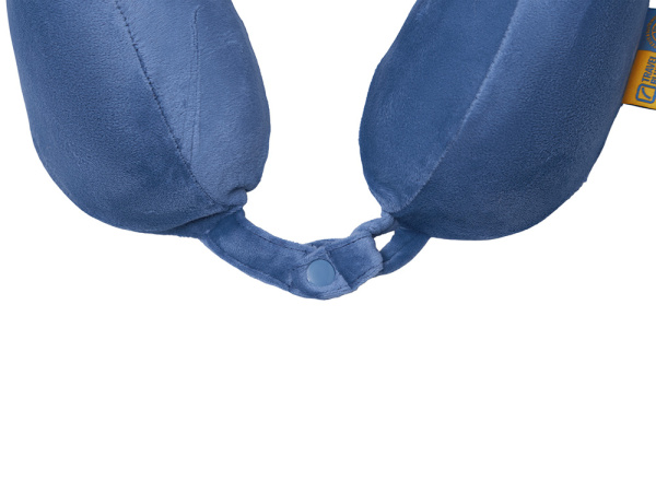 Подушка для путешествий с капюшоном «Hooded Tranquility Pillow», Цвет синий