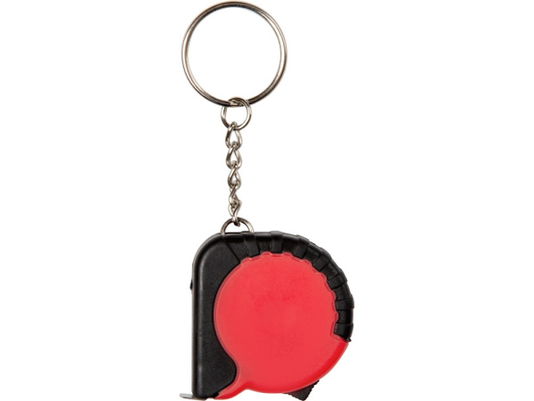 Рулетка-брелок «Habana», 1м, Цвет красный
