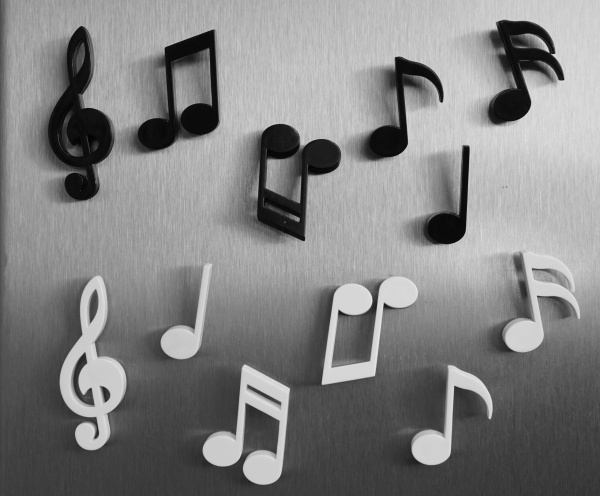 МАГНИТЫ MEMODY MAGNET (6 ШТ. / УПАК.), чёрные