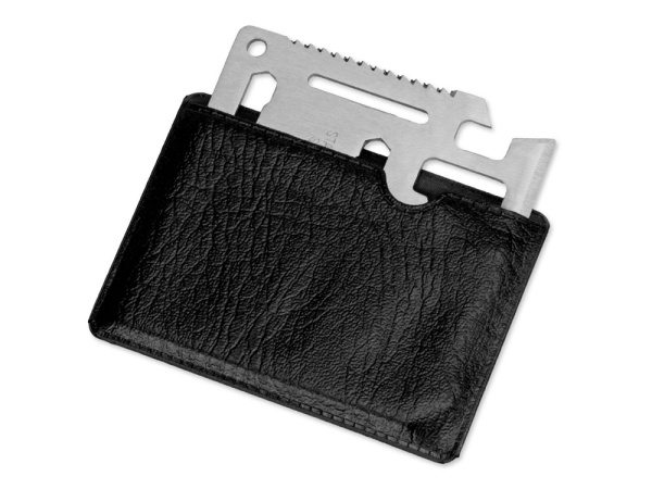 Мультиинструмент в чехле «Helper mini», Цвет серебристый, черный