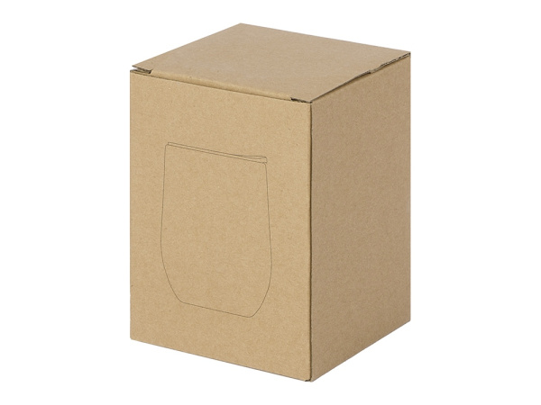 Вакуумная термокружка «Sense», непротекаемая крышка, крафтовая упаковка, Цвет стальной