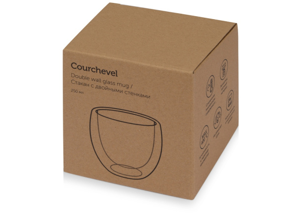 Стакан с двойными стенками «Courchevel», Цвет прозрачный
