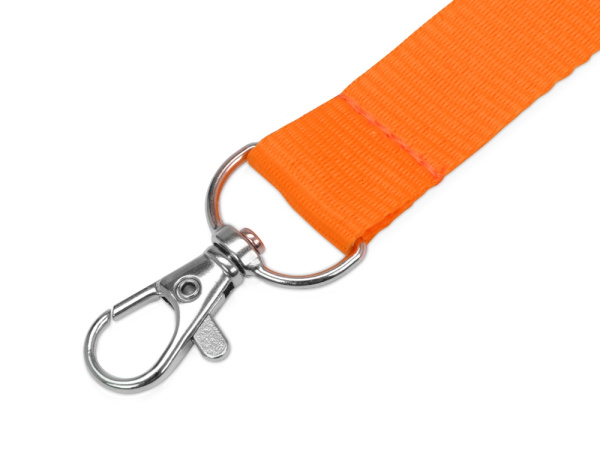 Ланьярд с карабином и замком безопасного разрыва, Цвет оранжевый